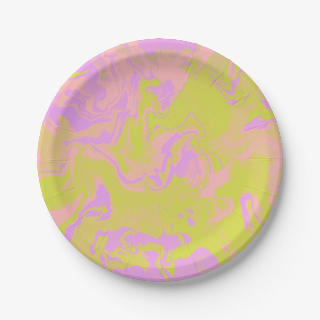 Marbled Paper Plate (Front)