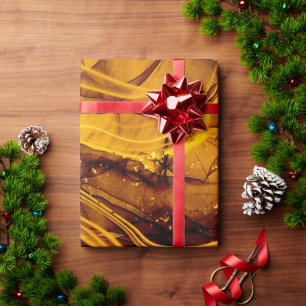 MARBLED PATTERN WRAPPING PAPER