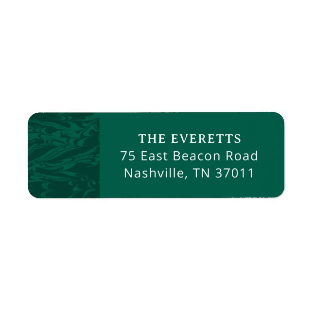 Marbled Pines Return Address Label (Front)