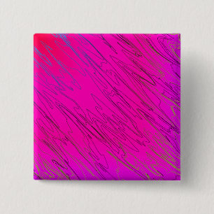 Marbled Pink 15 Cm Square Badge
