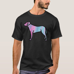 Marbled Pink And Blue Labrador Retriever T-Shirt