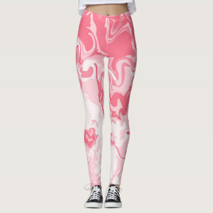 Marbled Pink Leggings