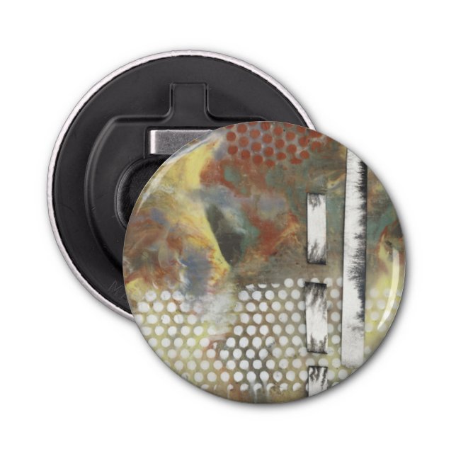 Marbled Pixels II Bottle Opener (Front)