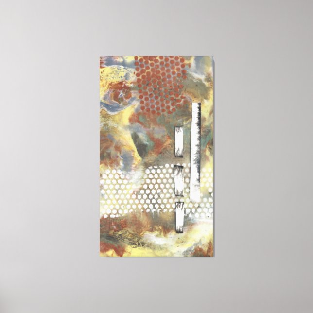 Marbled Pixels II Canvas Print (Front)