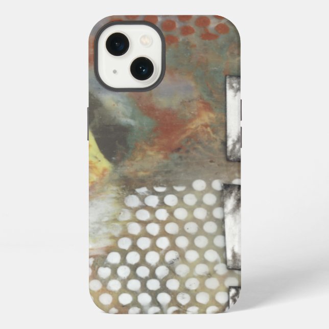Marbled Pixels II iPhone Case (Back)