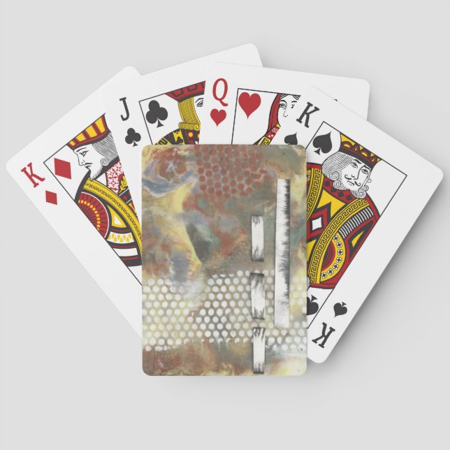 Marbled Pixels II Playing Cards (Back)