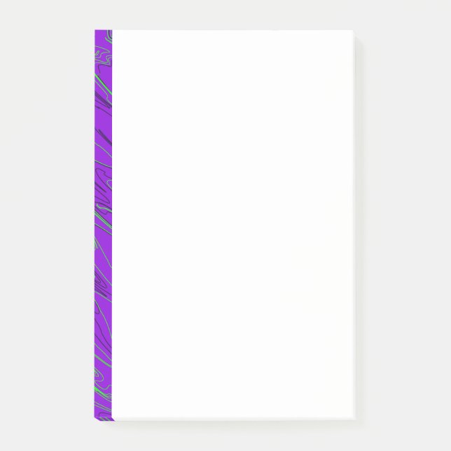Marbled Purple Post-it Notes (Front)