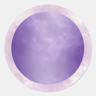 Marbled Purple Round Label