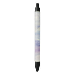Marbled Purple Water Painting Texture Pattern Black Ink Pen