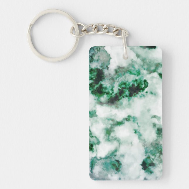 Marbled Quartz Texture Key Ring (Front)
