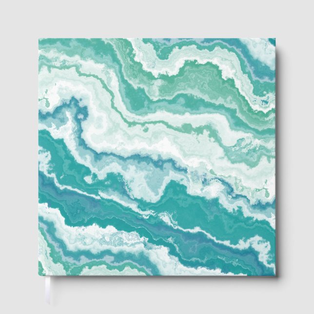 marbled sea foam : guest book (Front)