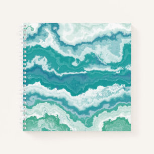 marbled sea foam : notebook