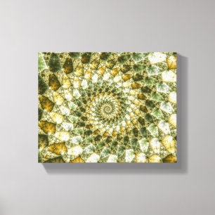 Marbled Shards - Mandelbrot Art Canvas Print