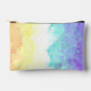 Marbled Swirly Boho Abstract Genderfaun Pride Flag Accessory Pouch