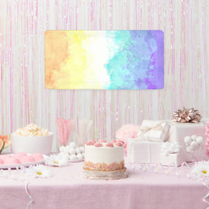 Marbled Swirly Boho Abstract Genderfaun Pride Flag Banner