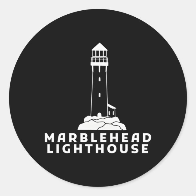Marblehead Lighthouse Classic Round Sticker (Front)