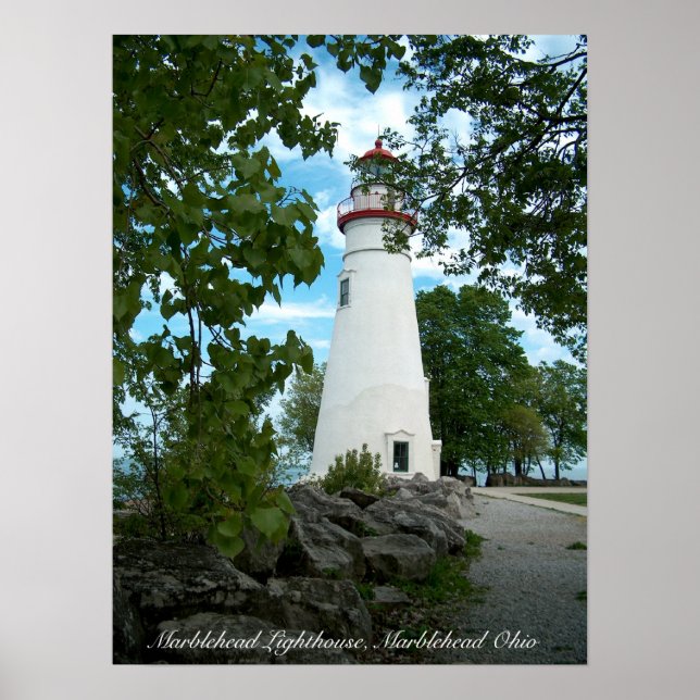 Marblehead Lighthouse, Marblehead Ohio Poster (Front)