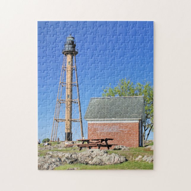 Marblehead Lighthouse, Massachusetts MA Puzzle (Vertical)