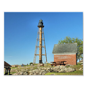 Marblehead Lighthouse, Massachusetts Photo Print