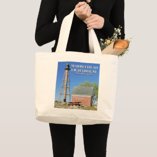 Marblehead Lighthouse, Massachusetts Tote Bag