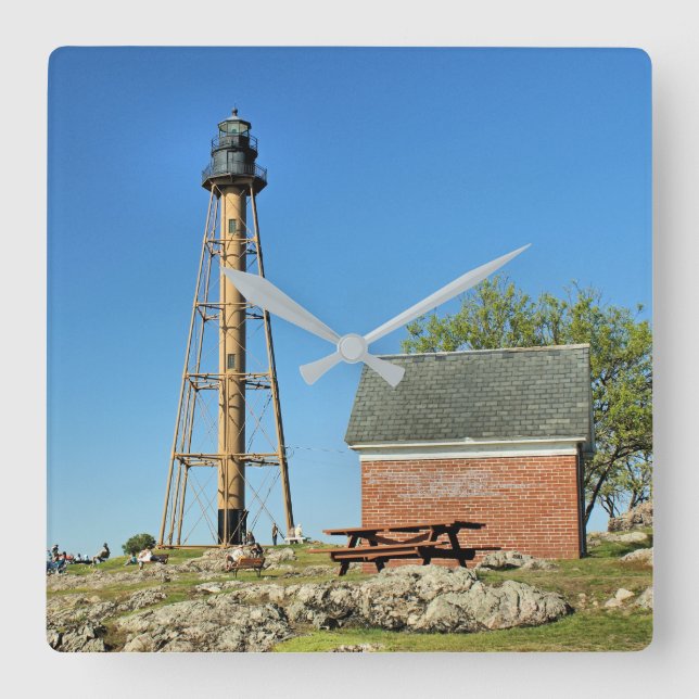 Marblehead Lighthouse, Massachusetts Wall Clock (Front)