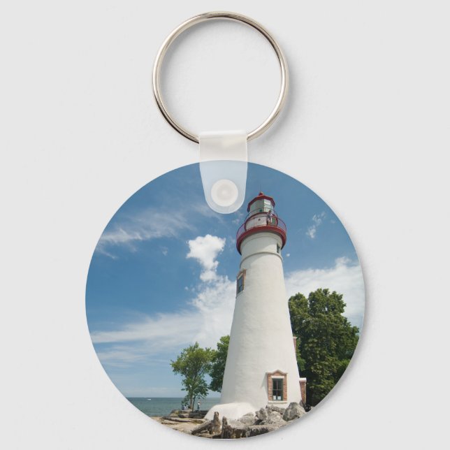 Marblehead Lighthouse, Ohio  Keychain (Front)