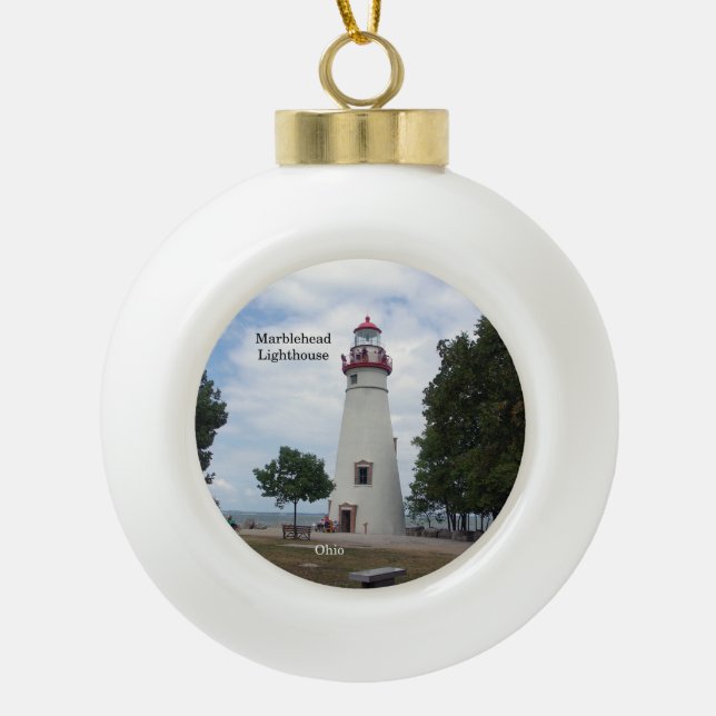 Marblehead Lighthouse ornament (Front)
