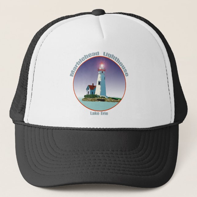Marblehead Lighthouse Trucker Hat (Front)