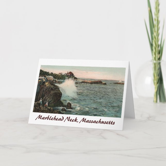 Marblehead Neck Massachusetts Greeting Card (Front)