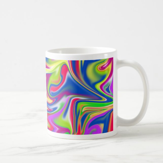 Marbleised Candy Liquid,_ Coffee Mug (Right)
