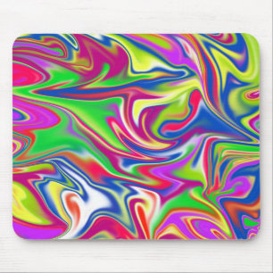 Marbleised Candy Liquid,_ Mouse Pad