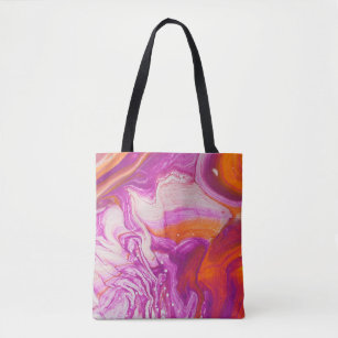 Marbleised Magic: Abstract Artistry Tote Bag