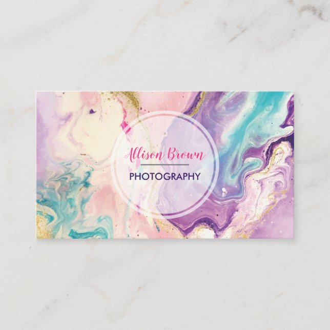Marbleous Dream Business Card (Front)