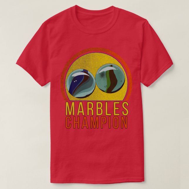 Marbles Champion T-Shirt (Design Front)
