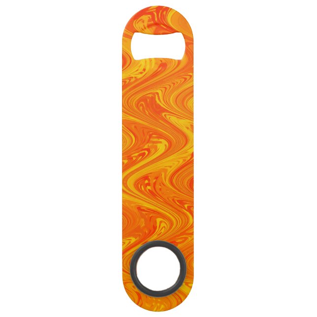 Marbling Orange Yellow Red Pattern (Front)