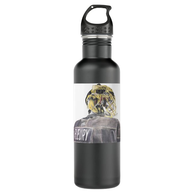 Marc Andre Fleury Classic T Shirt 710 Ml Water Bottle (Front)