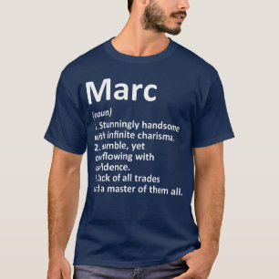 MARC Definition Personalized Name Funny Birthday G T-Shirt