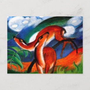 Marc - Red Deer II Postcard