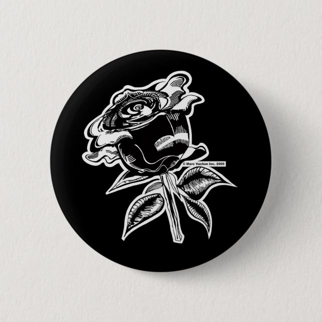 MARC VACHON BLACKROSE button (Front)