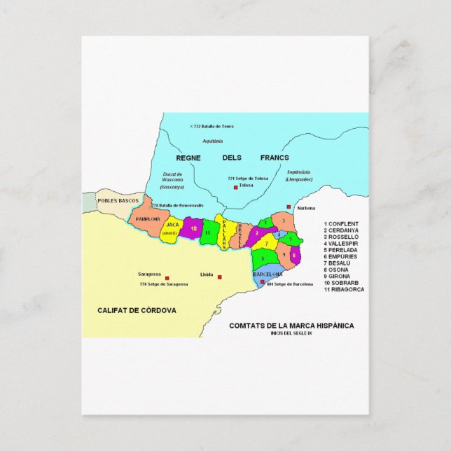 Marca Hispanica Postcard (Front)