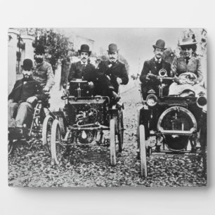 Marcel (d.1903) and Louis (1877-1944) Renault driv Plaque