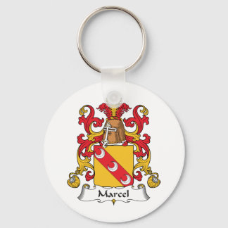 Marcel Family Crest Key Ring