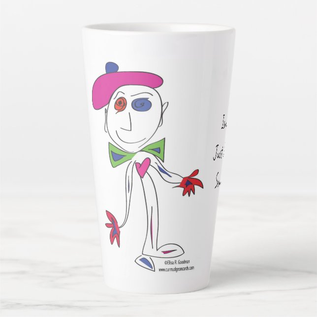 'Marcel' - Isn't Life Ridiculous Latte Mug (Front)