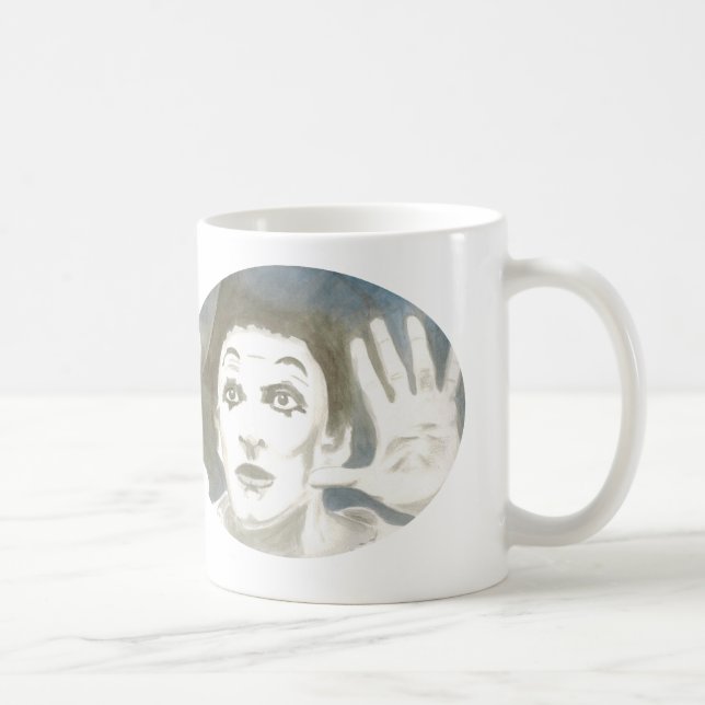 Marcel Marceau needs no words Coffee Mug (Right)