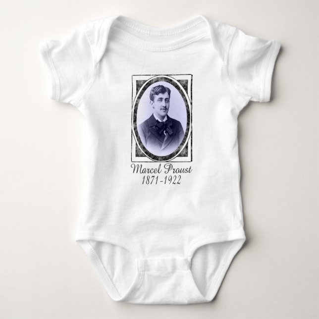 Marcel Proust Baby Bodysuit (Front)