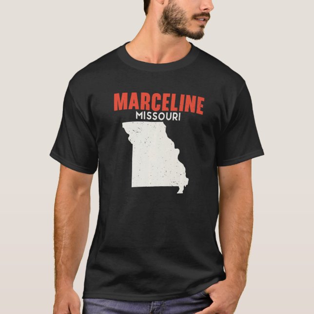 Marceline Missouri USA State America Travel Missou T-Shirt (Front)