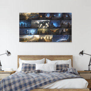 Marcella Thorne Unlocks Arkeros Secret Of Melecous Canvas Print