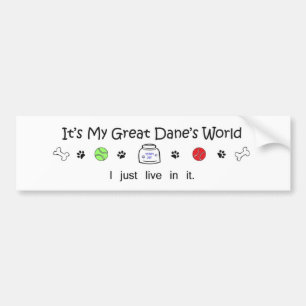 march15b15GreatDane.jpg Bumper Sticker
