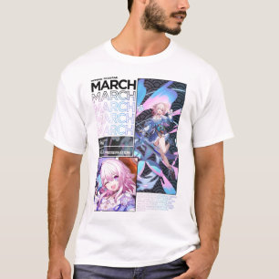 March 13th Character Info - Honkai Star Rail T-Shirt
