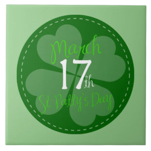 March 17th St. Patty's Day Celebration Tile